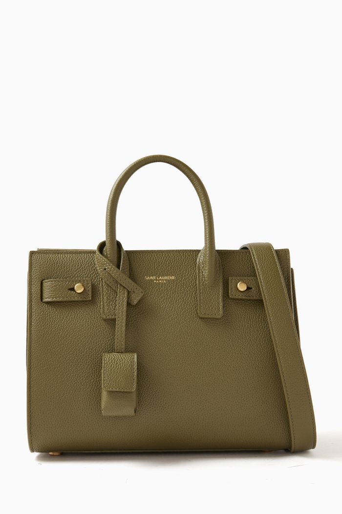 

Sac de Jour Nano Bag in Grained Leather, Green