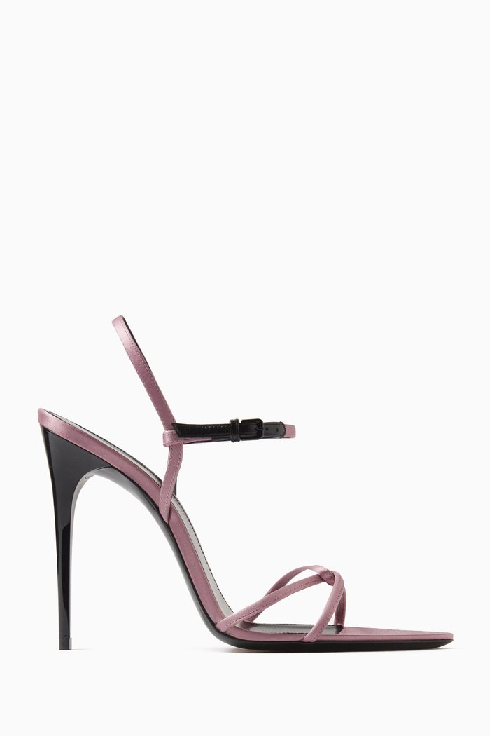 

Clara 110 Sandals in Silk-satin, Pink