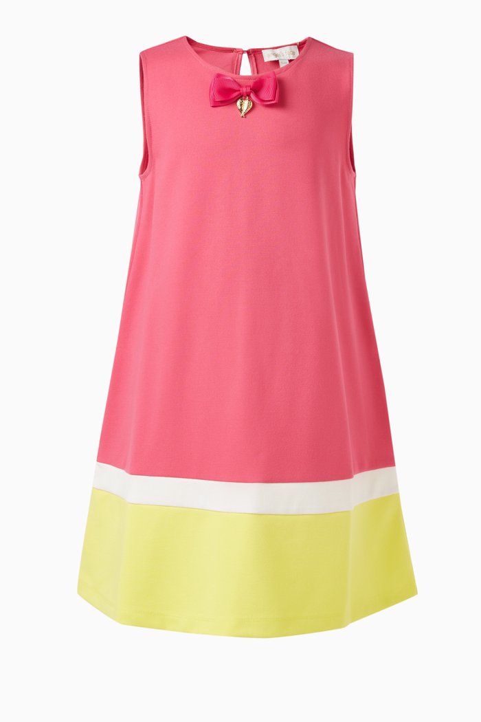 

Monday Colour-block Dress in Rayon-blend, Pink