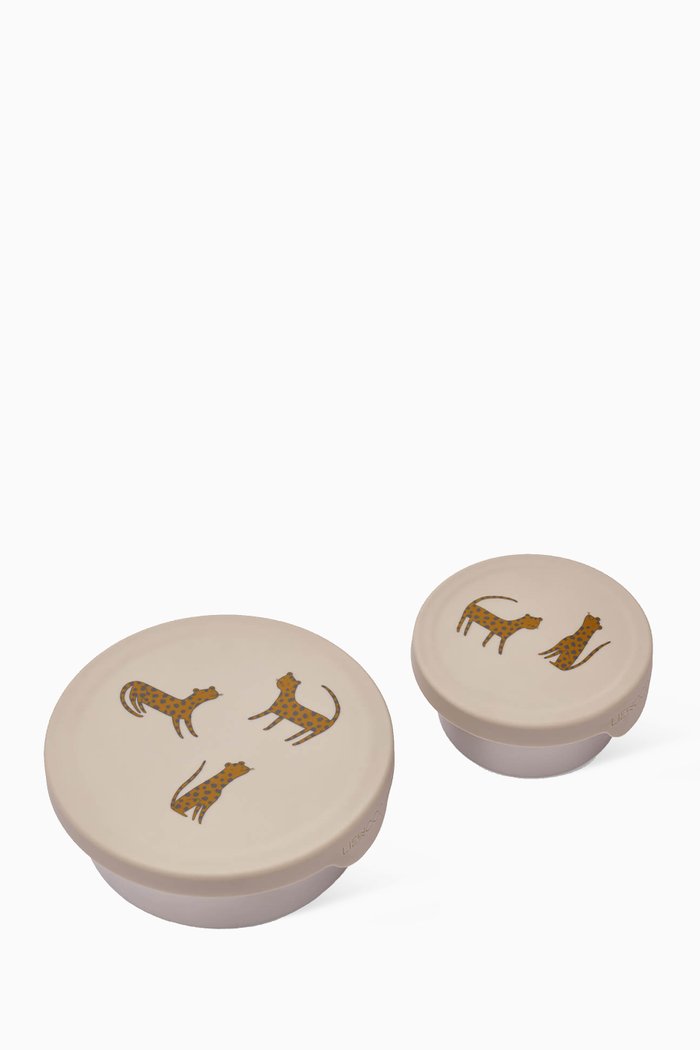 

Fiby Snack Containers, Set of 2, Neutral