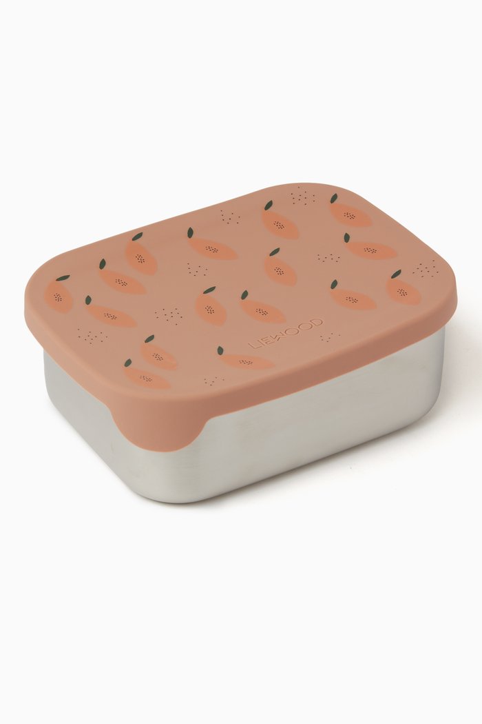 Arthur Lunch Box in Stainless Steel, Pink