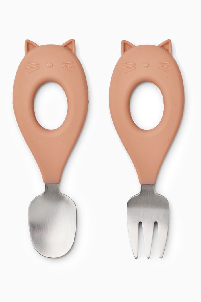 

Stanley Feeding Cutlery Set in Steel & Silicone, Multicolour