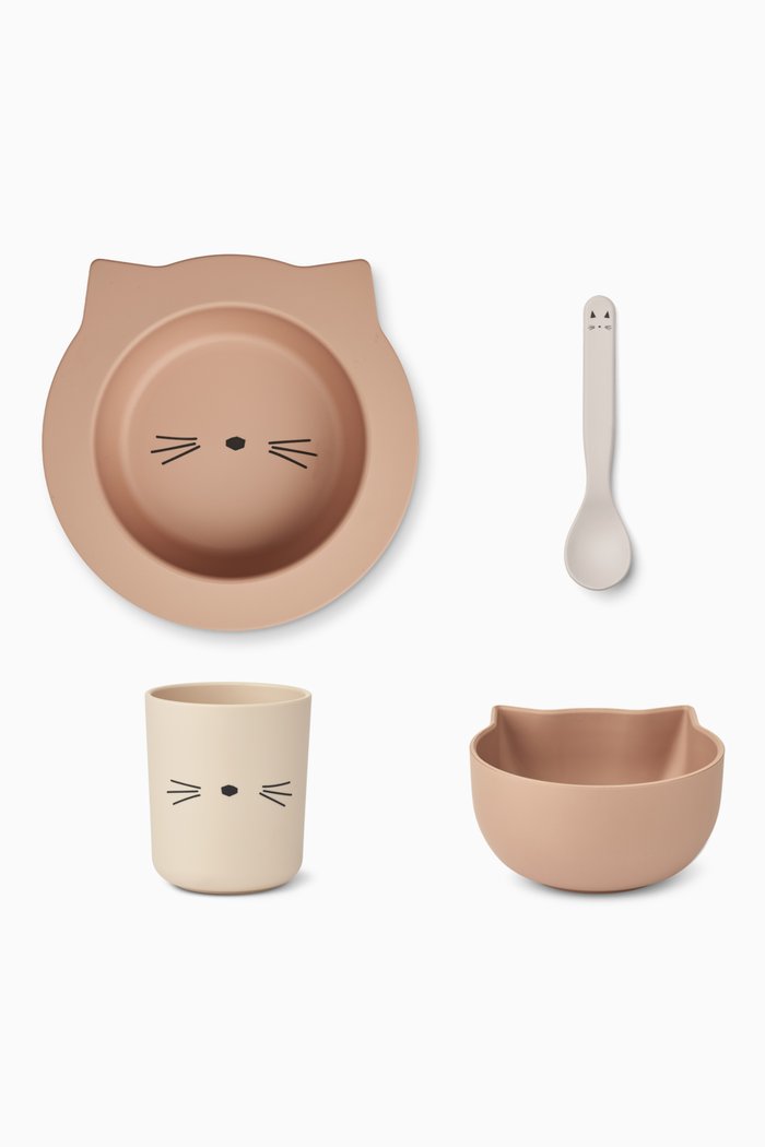 

Joana Tableware Set in Bio-plastic, Pink