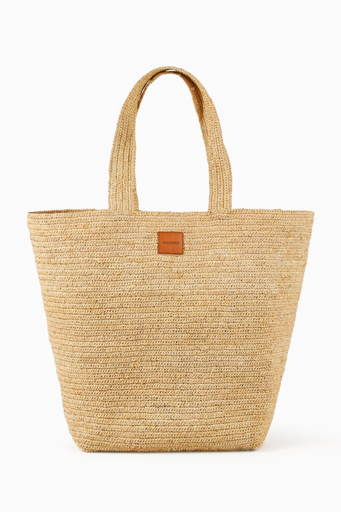 

Tote Bag in Raffia, Neutral