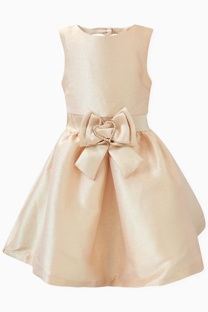 

Sydney Sparkle Dress in Polyester, Gold