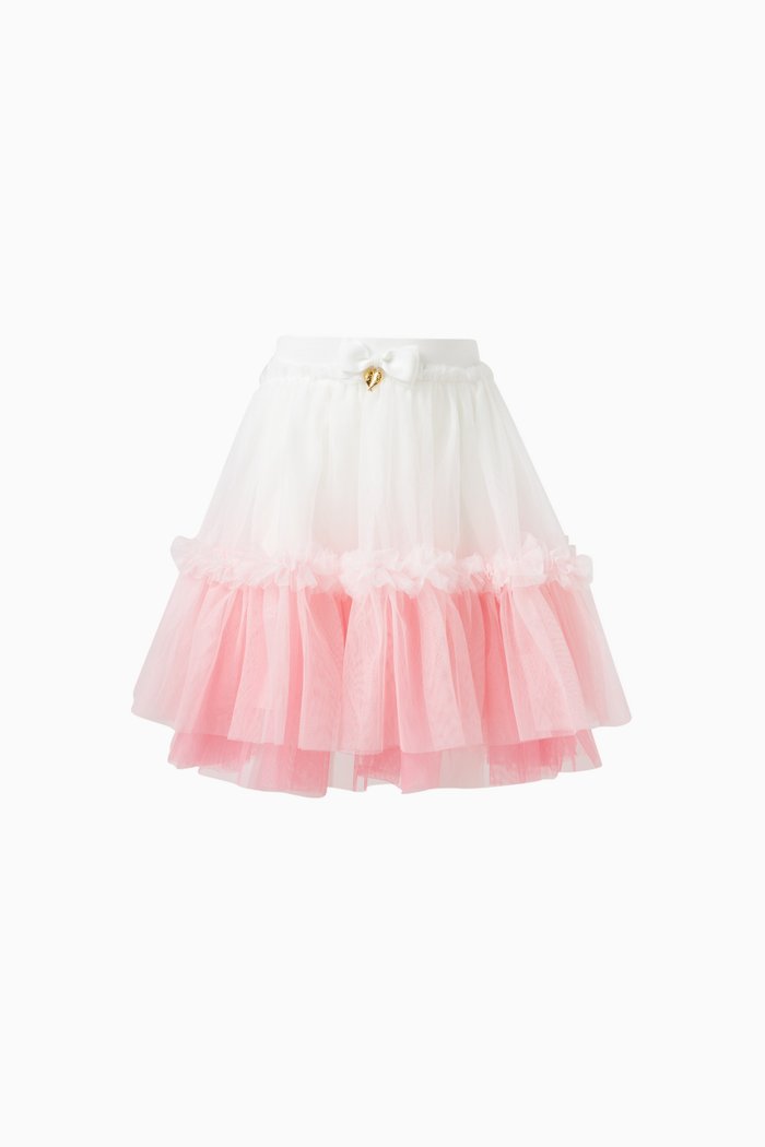 

Shannon Ombre Tulle Skirt in Polyester, Pink