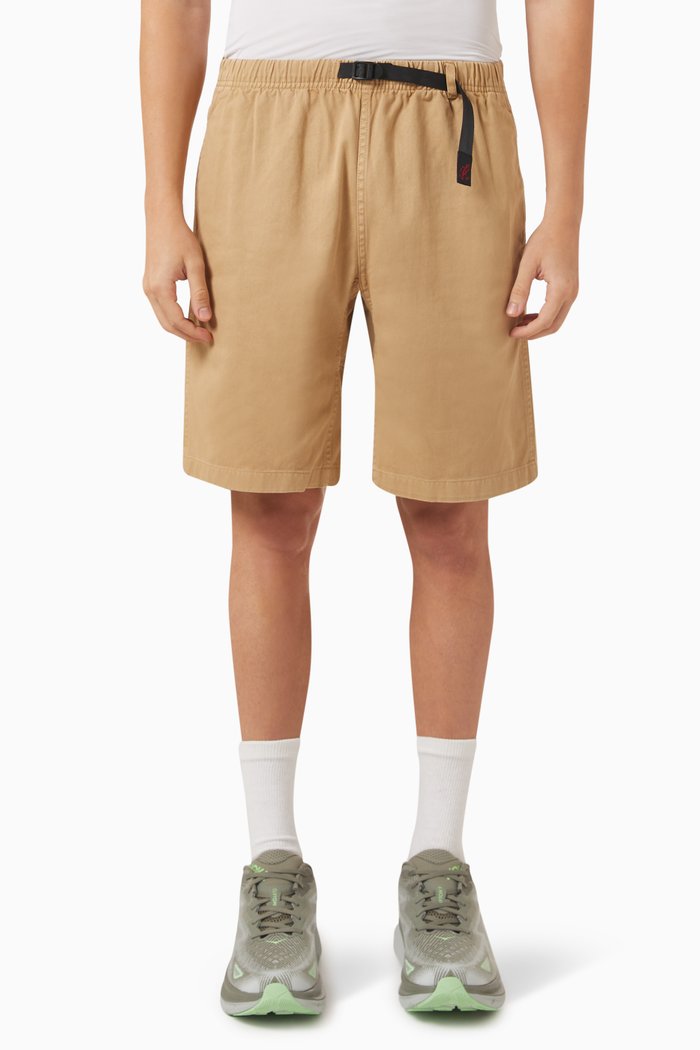 

Webbing Belt G-Shorts in Organic Cotton Twill, Neutral