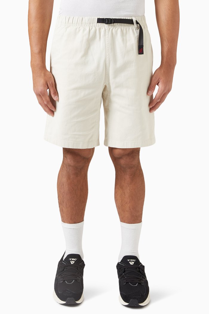 

Webbing Belt G-Shorts in Organic Cotton Twill, Neutral