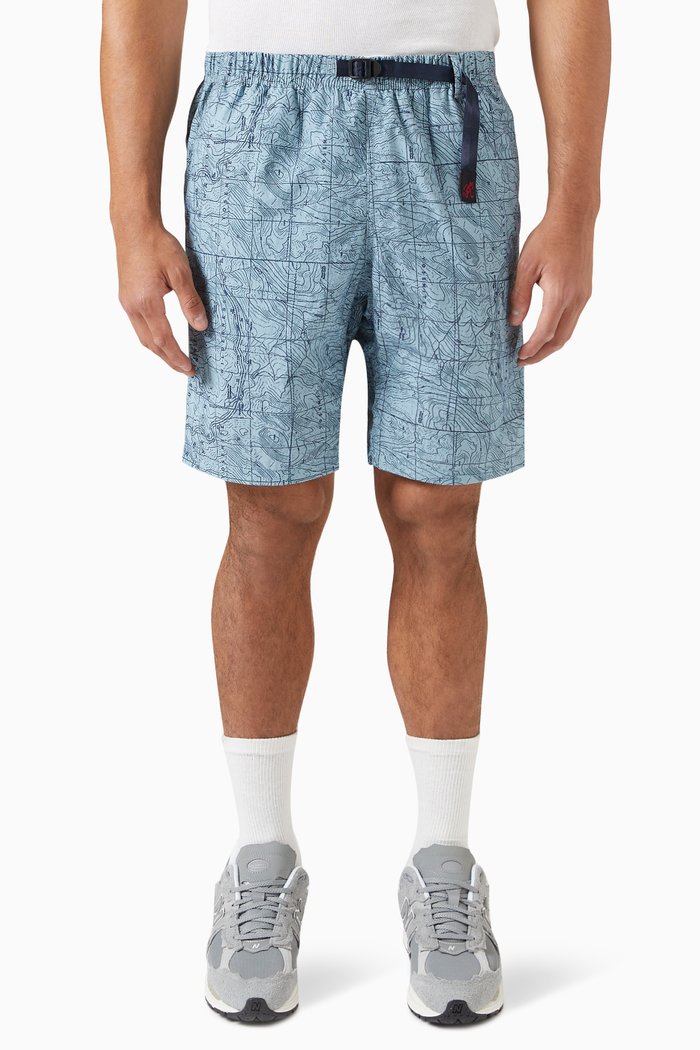 

Alpine Packable Shorts in Nylon, Blue