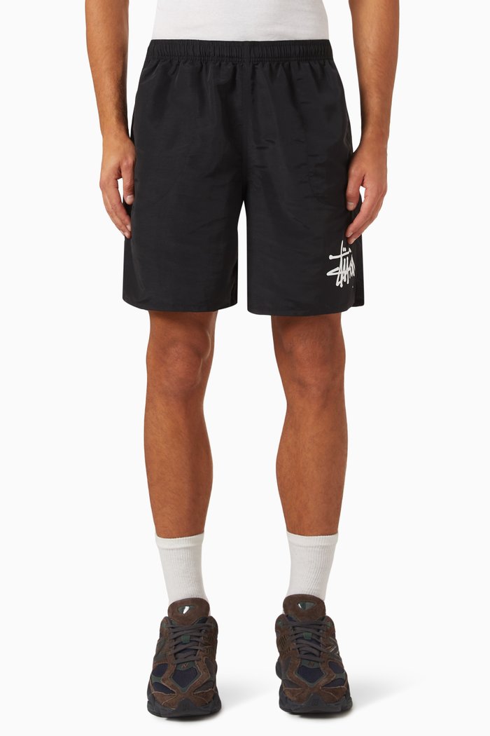 

Big Basic Swim Shorts in Nylon, Black