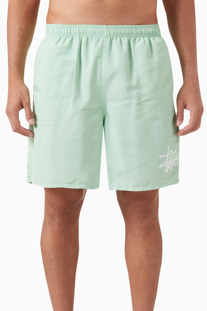 

Big Basic Swim Shorts in Nylon, Green