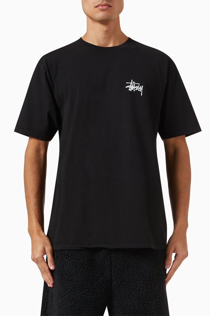 

Logo Print T-shirt in Cotton, Black