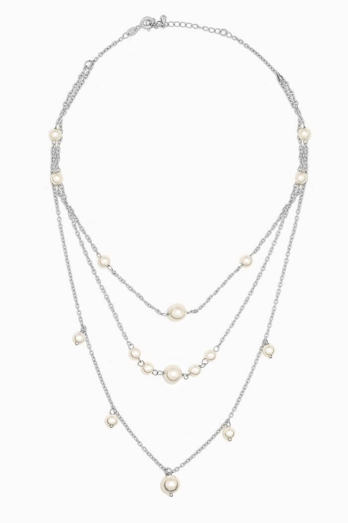 

Myra Pearl Necklace in Sterling Silver