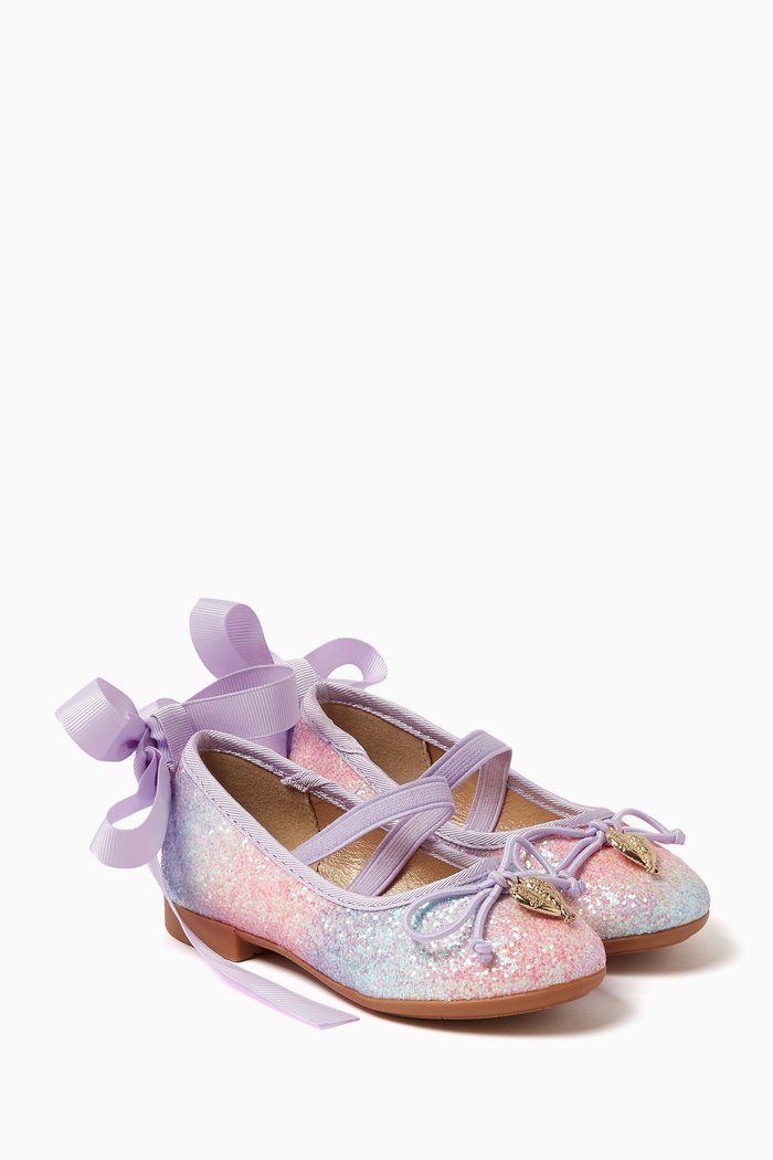 

Sugar Toddler Pumps in Faux Leather, Purple