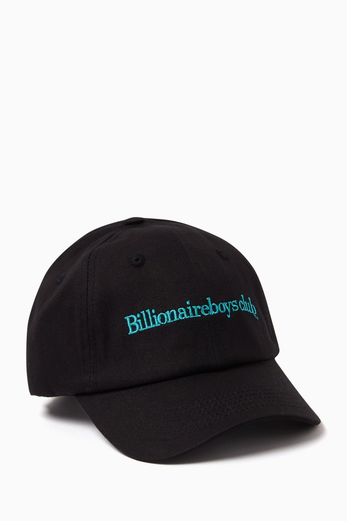 

Serif Logo Cap in Cotton Twill, Black
