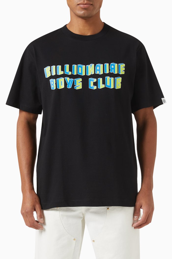

Geometric Logo T-shirt in Cotton Jersey, Black