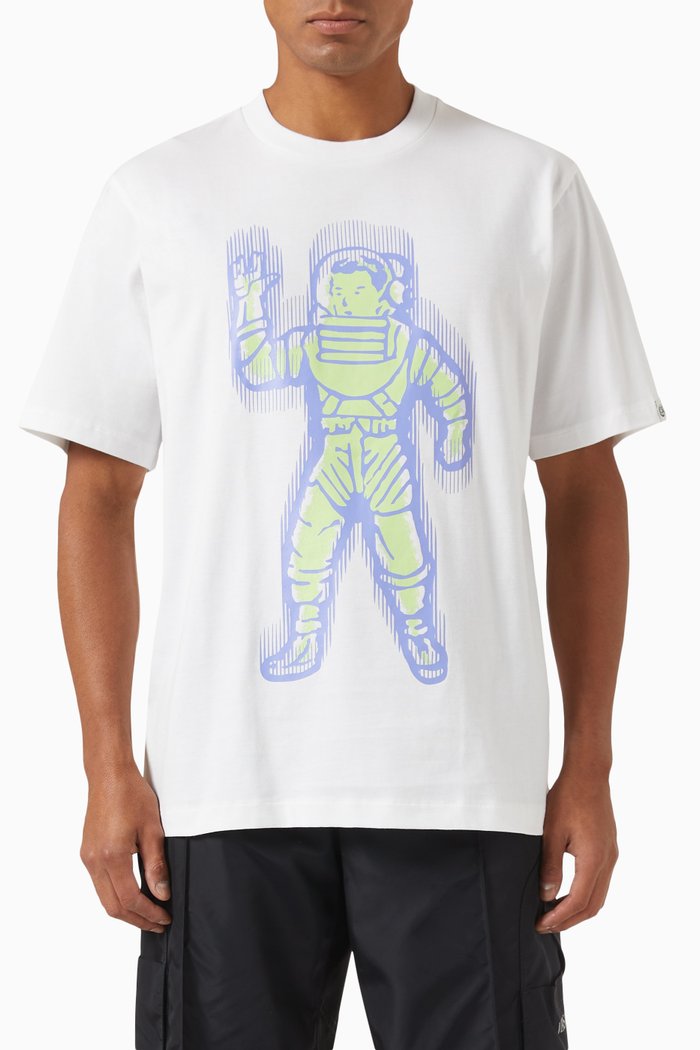 

Standing Astronaut T-shirt in Cotton Jersey, White