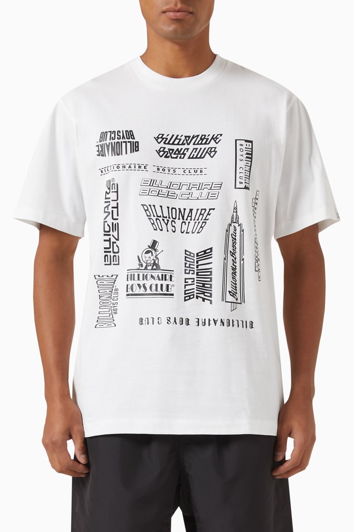 

Signage T-shirt in Cotton Jersey, White