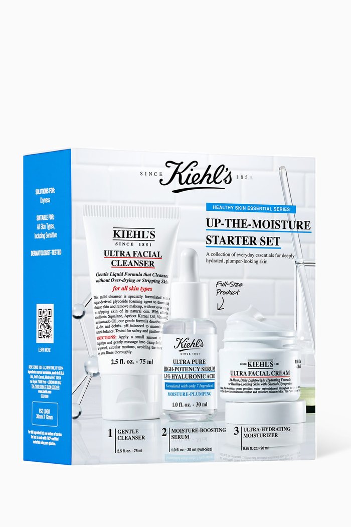 

Up-The-Moisture Skincare Starter Set, Colourless