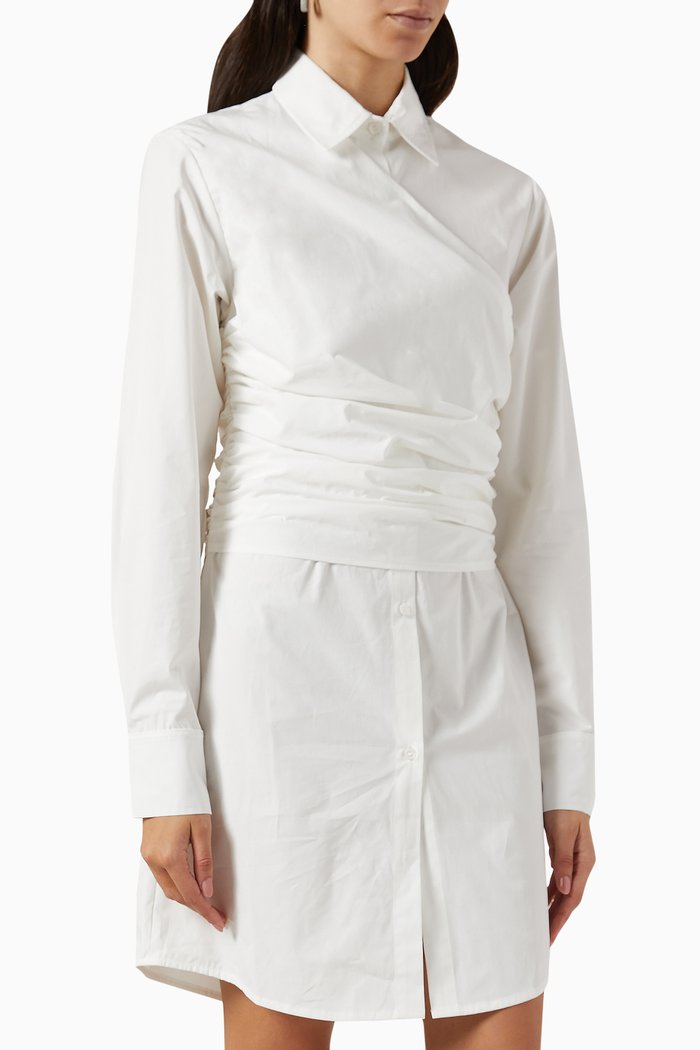 

Wrapped Mini Dress, White
