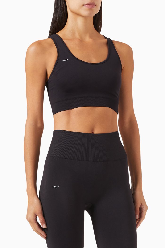 Activewear 2.0 Sports Bra in Bio-based Nylon, Black