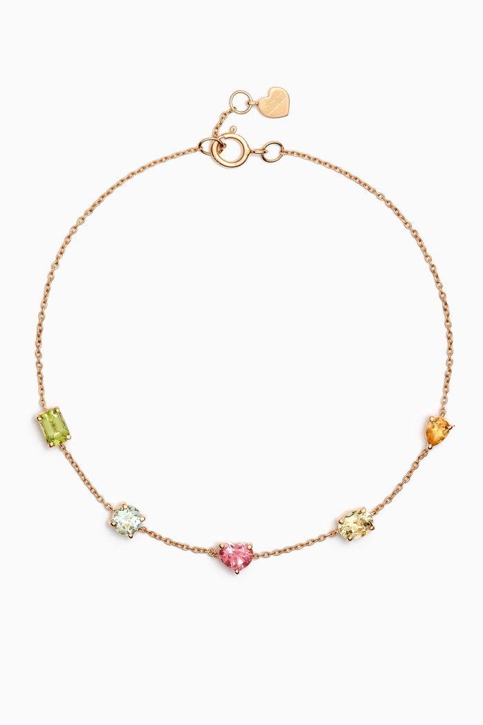 

Magnificent Gems Bracelet in 18kt Gold, Yellow