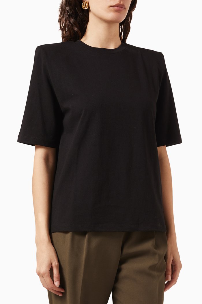 

Carrington T-shirt in Organic Cotton-jersey, Black