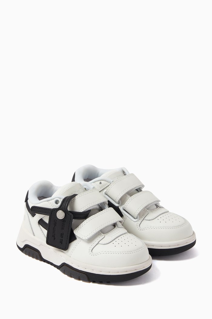 

Out of Office Straps Sneakers in Leather, White