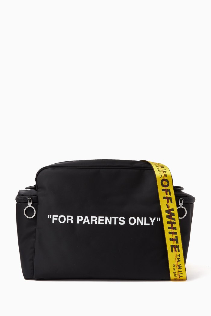 

"For Parents Only" Changing Bag in Nylon, Black