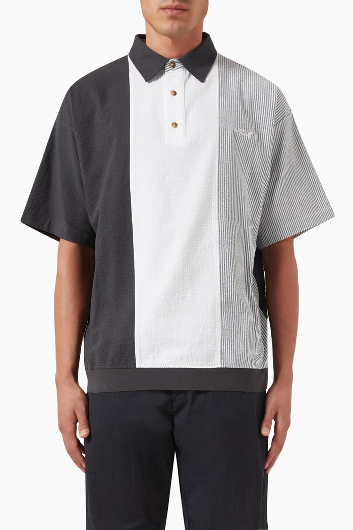 

Harway Polo Shirt in Cotton, Black