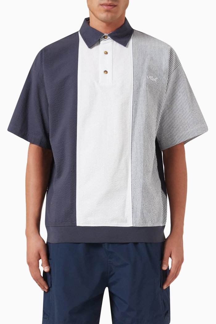 

Harway Polo Shirt in Cotton, Blue