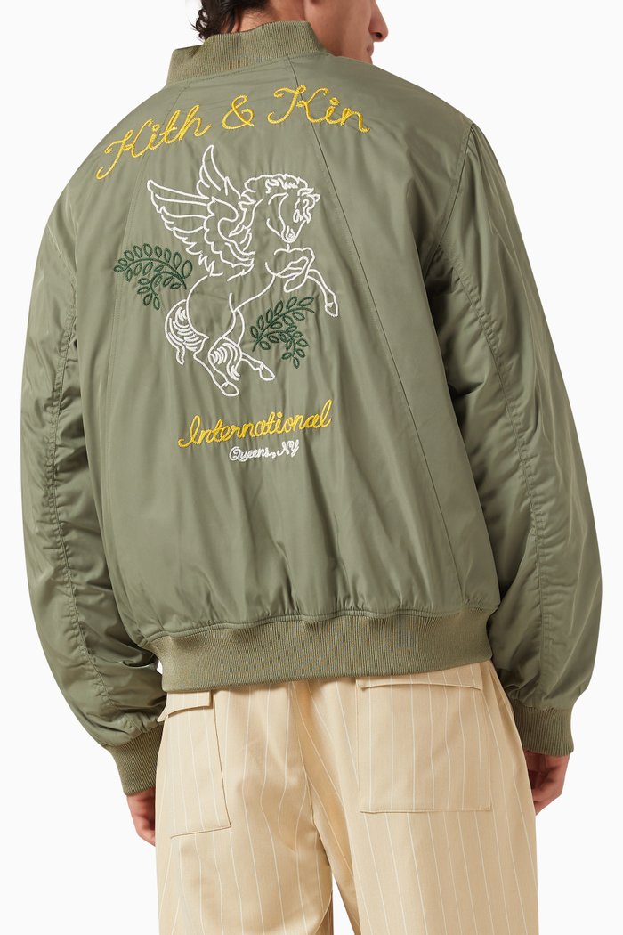 

Dumont Flight Bomber Jacket, Green
