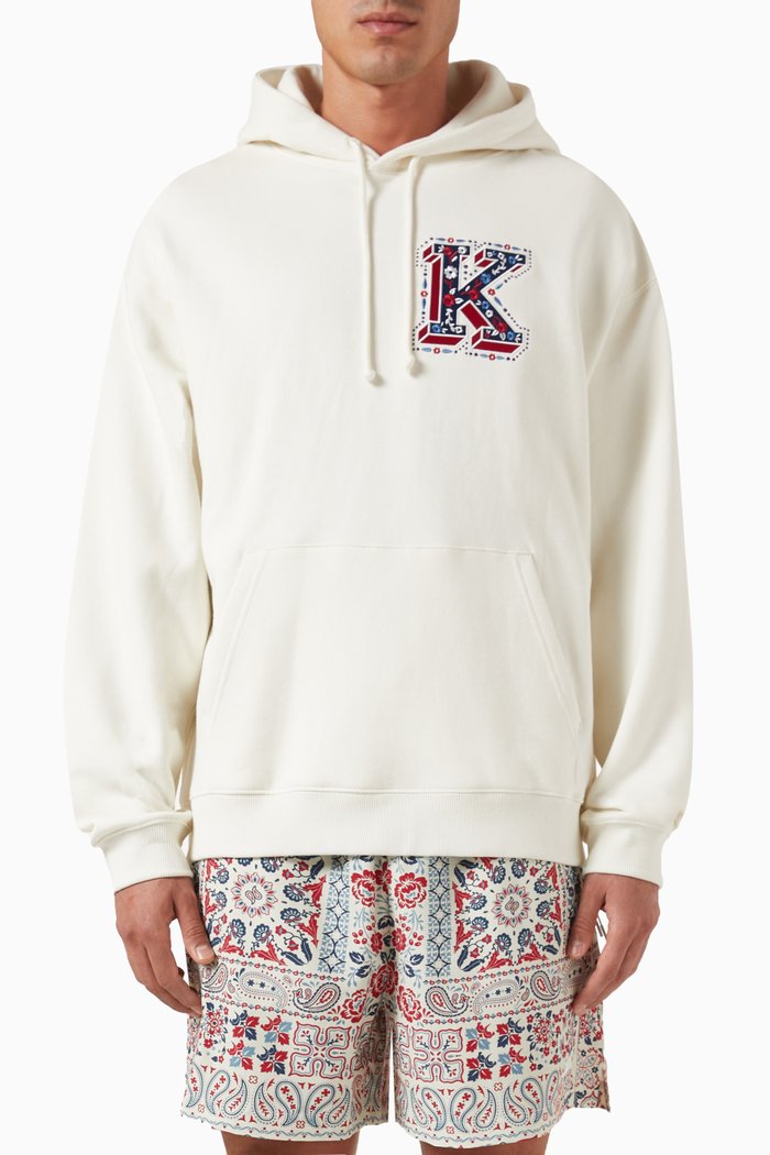 

Kith Needlepoint Hoodie in Cotton-fleece, Neutral
