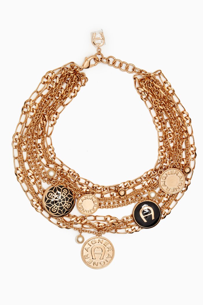 

Empress Charm Necklace, Gold