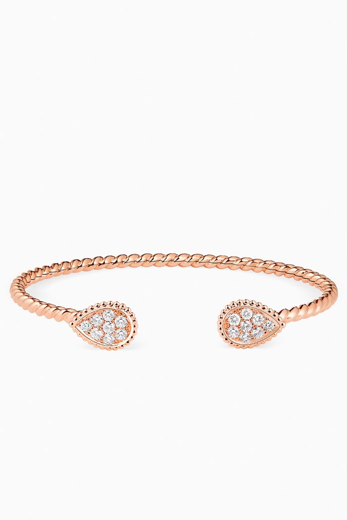 

Serpent Bohème S Motif Diamond Bracelet in 18kt Rose Gold