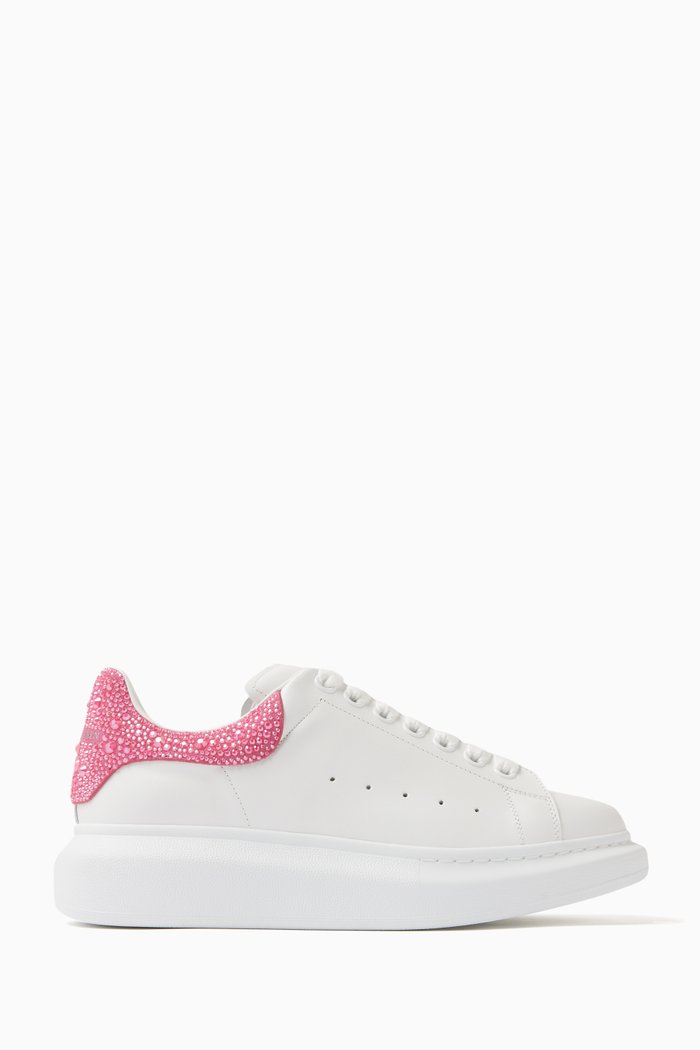 

Oversized Sneakers in Leather, Multicolour