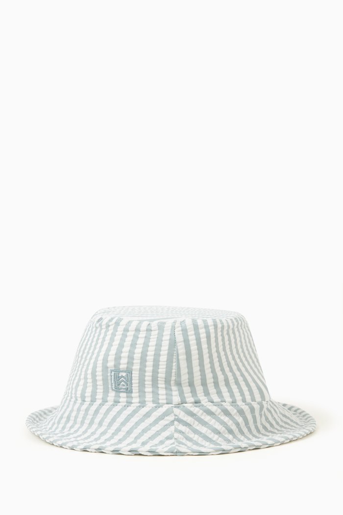 

Matty Stripes-print Sun Hat in Polyester-blend, Multicolour