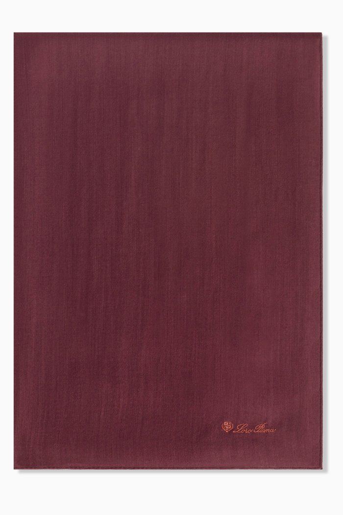 

Shayla Stole in Crepe de Chine, Red