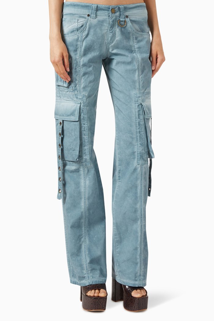 

Cargo Pants in Denim, Blue