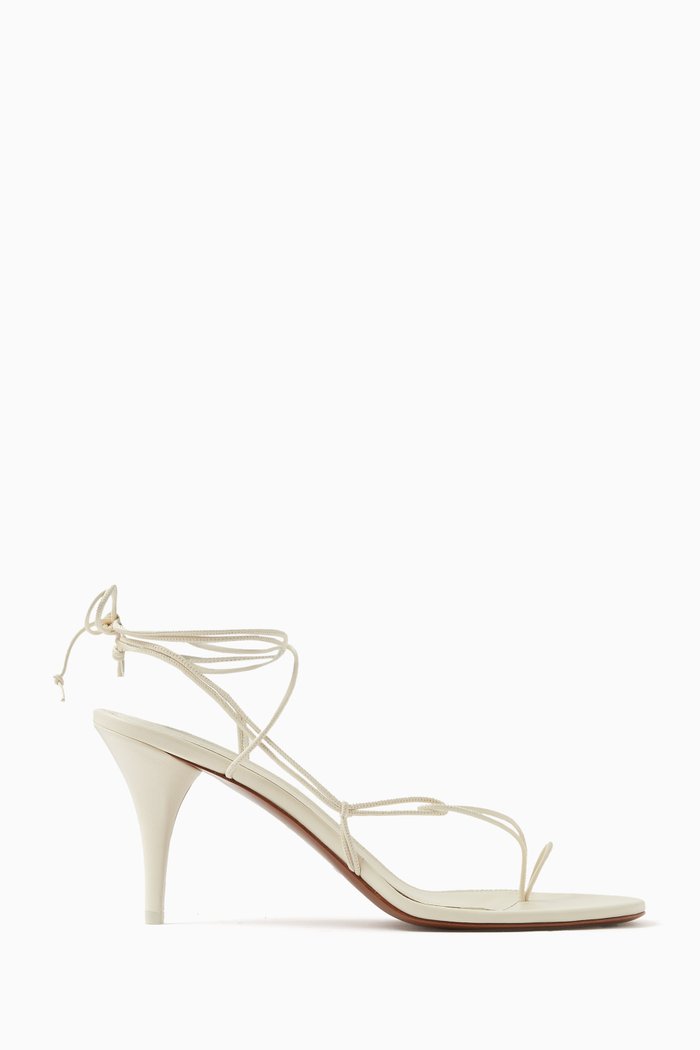 

Giena Strappy Sandals in Nappa Leather, Neutral