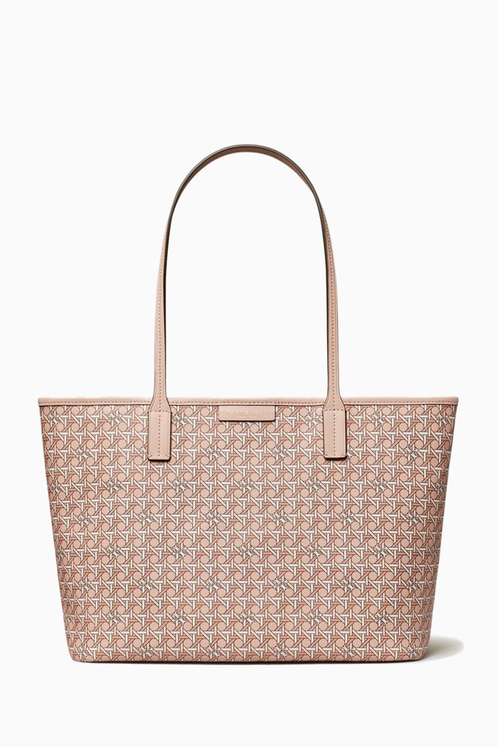 

Small Ever-ready Zip Tote Bag in Coated-canvas, Orange