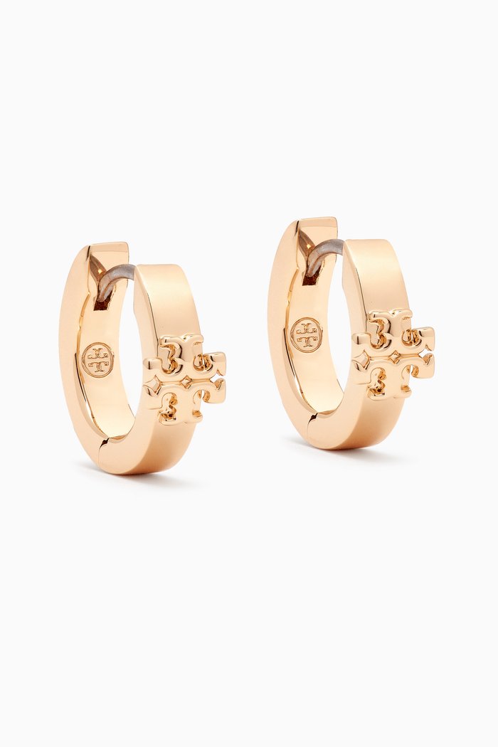 

Kira Huggie Earrings in Gold-plated Brass