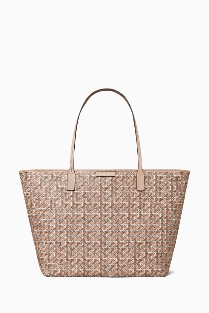 

Ever-ready Zip Tote Bag in Coated-canvas, Pink