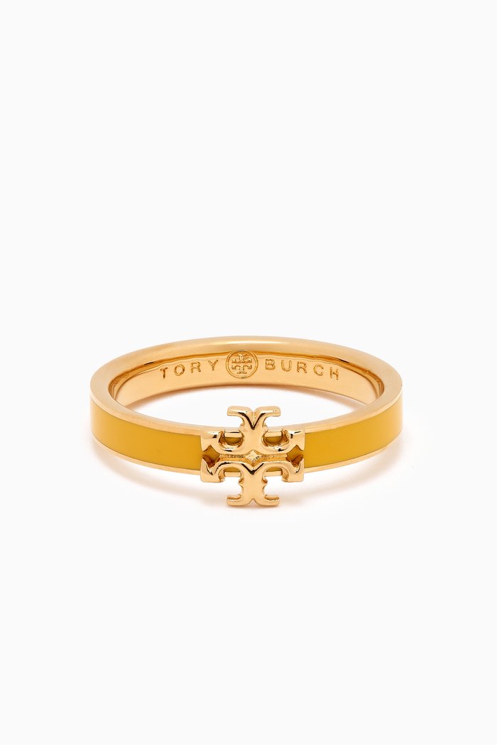

Kira Enamel Ring in Gold-plated Brass