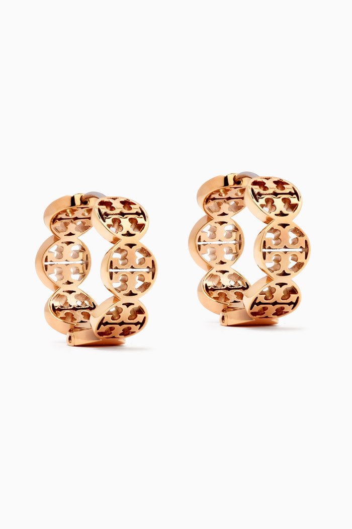 

Miller Filigree Hoop Earrings in Gold-plated Brass