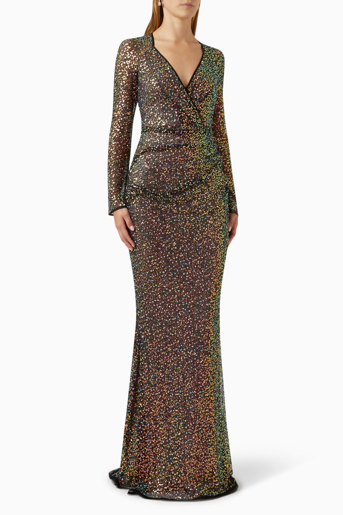 

Sequin Gown, Gold