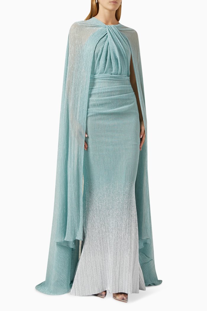 

Ombre Gown, Green