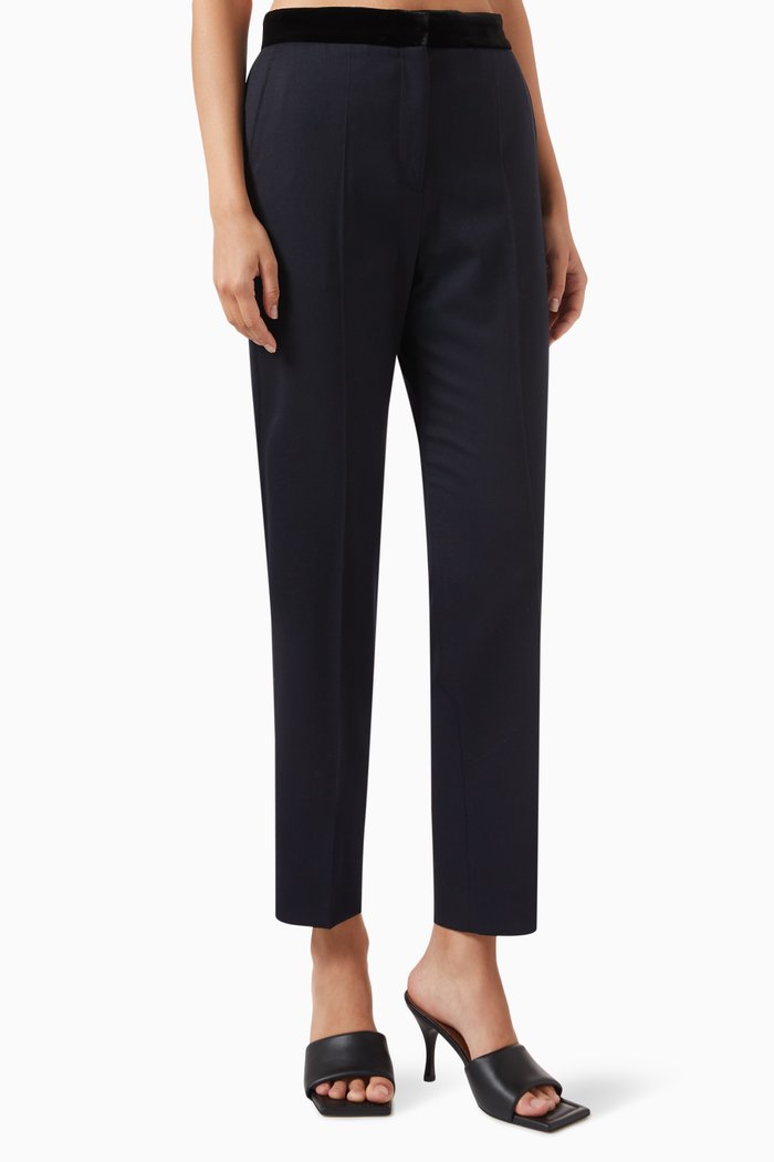

Noam Tailored Pants in Wool-blend, Blue