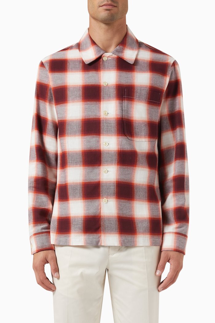 Checked Shirt in Organic Cotton, Multicolour