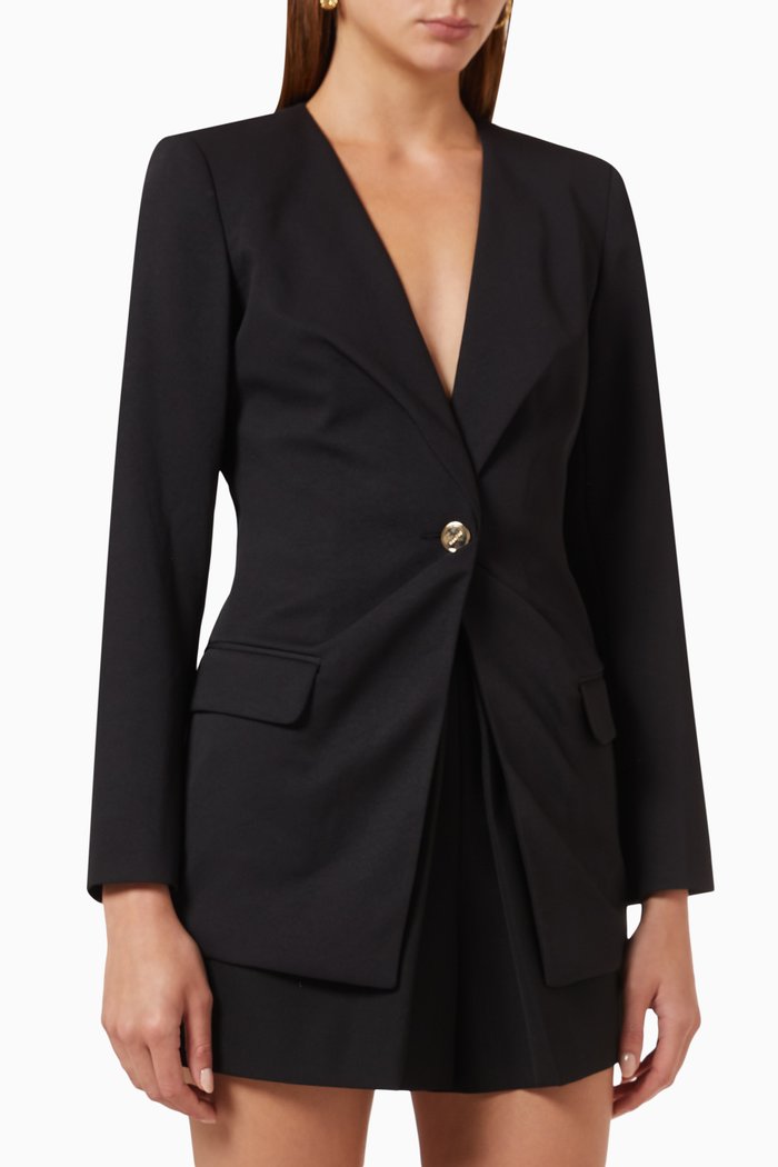 Fitted Jacket, Black